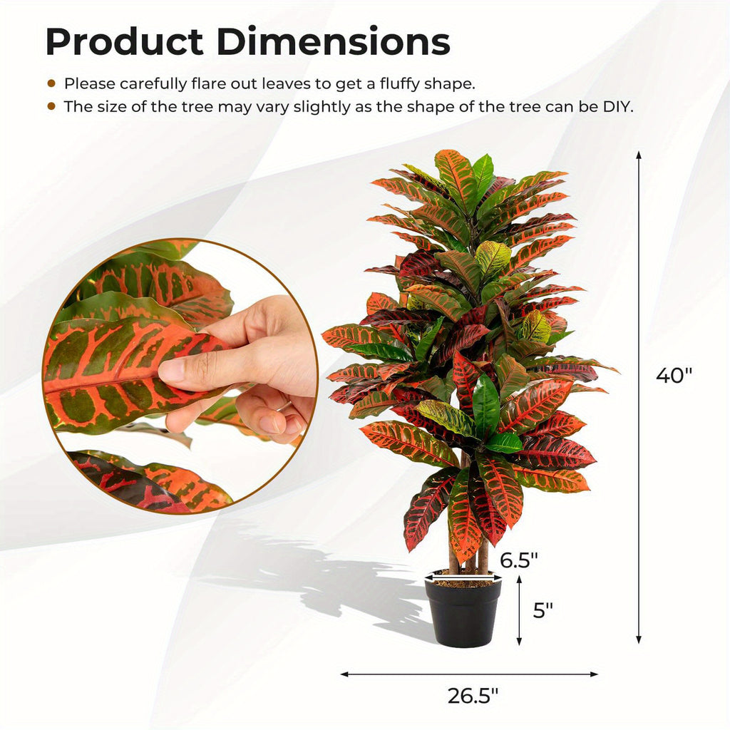 Plante artificielle de croton MULTIGOT 40\