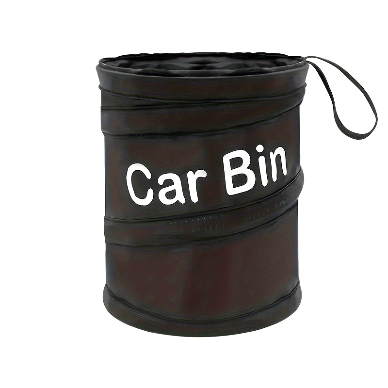 1PC Portable Folding Trash Can - Durable Polyamide Material, Leakproof, Hangable Design for Cars, Home, Office - Essential for Travel and Camping