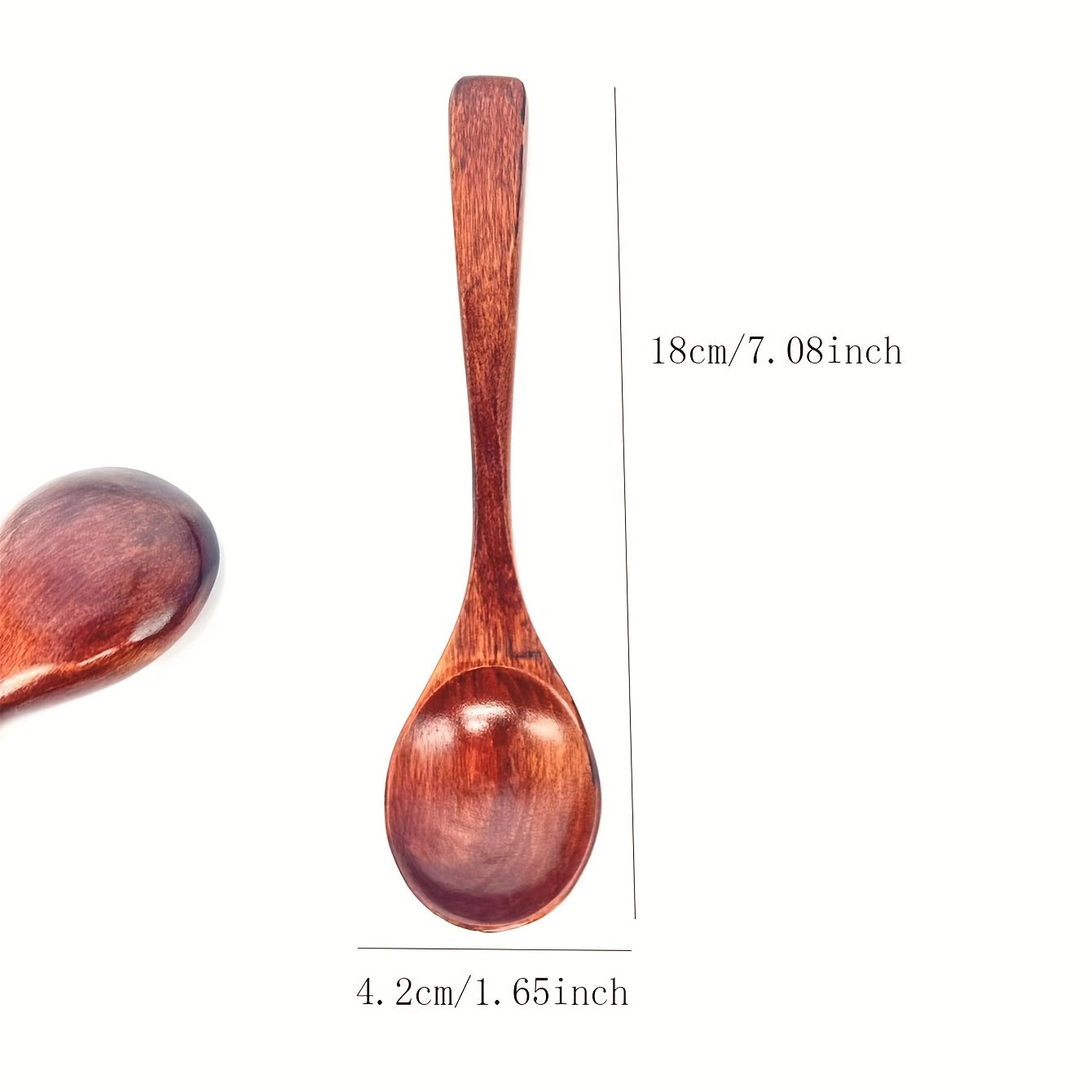 4pcs, Modern Reusable Wooden Spoons Set for Dinner, Coffee, Milk, and Dessert - Perfect for Parties and Kitchen Gadgets